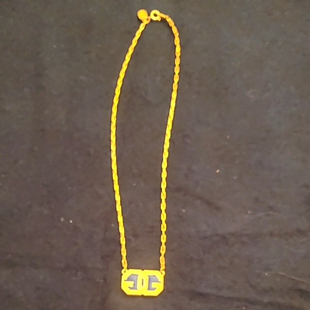 Vintage GIVENCHEY necklace blue